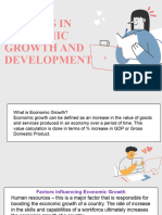 Process in Economic Growth and Development