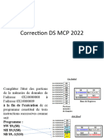 Correction DS MCP 2022