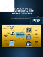 Relación de La Criminologia Con Otras Ciencias