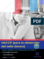 HACCP Con Sello Dorado