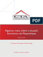 Algumas Notas Sobre A Situacao Economica de Mocambique - CTA