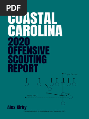 2020 Coastal Carolina Advanced Scouting Report 2
