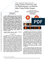 Preprocessing Feature Extraction and Classification Methodologies On Diabetic Retinopathy Using Fundus Images