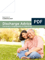 Discharge Advice - Coronary Angioplasty and Stenting