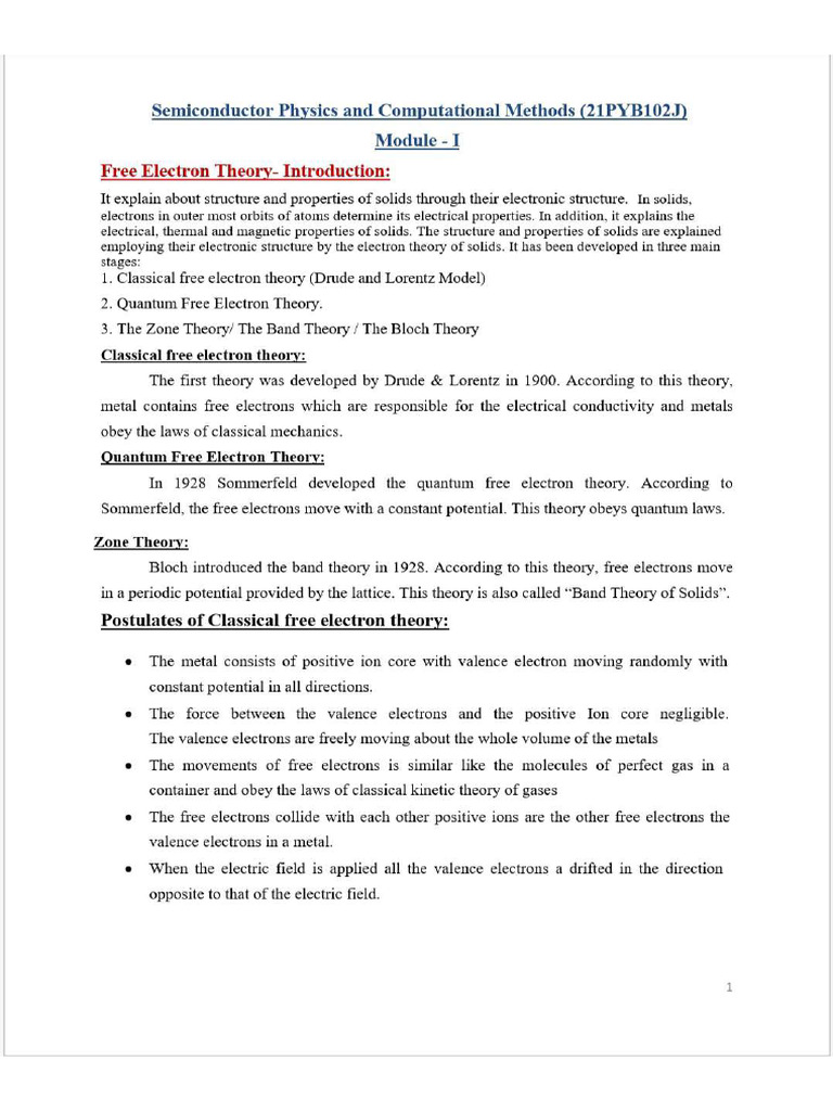 Module-1 SCP&CM | PDF