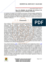 Decreto No 00574 Del 17 de Julio 2023 Los Paraisos Firmado