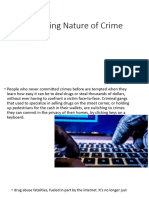 Session 5 Changing Nature of Crime