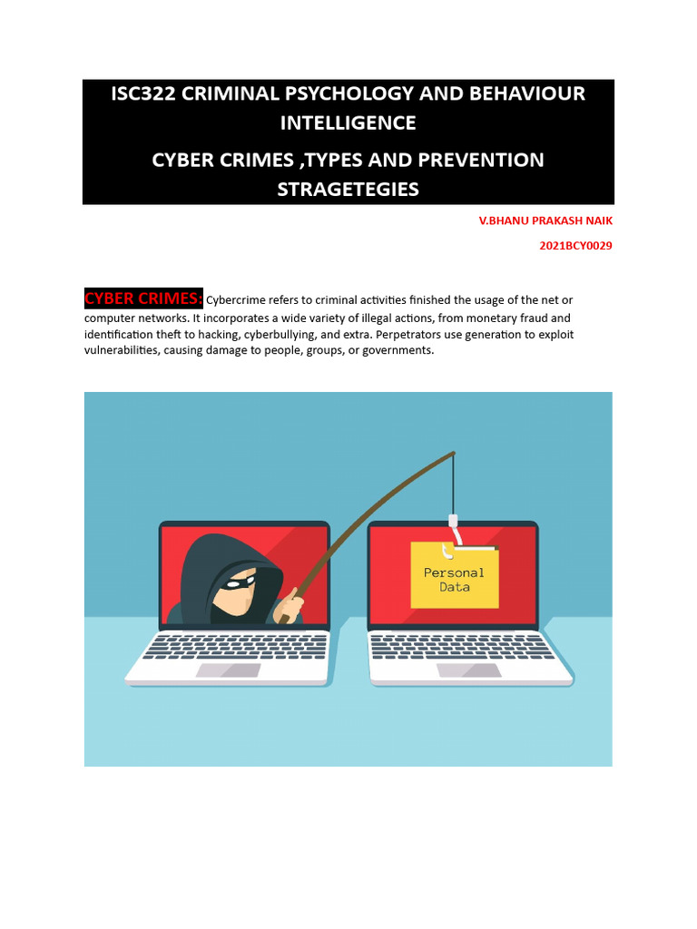 Cyber Crimes Pdf Security Computer Security