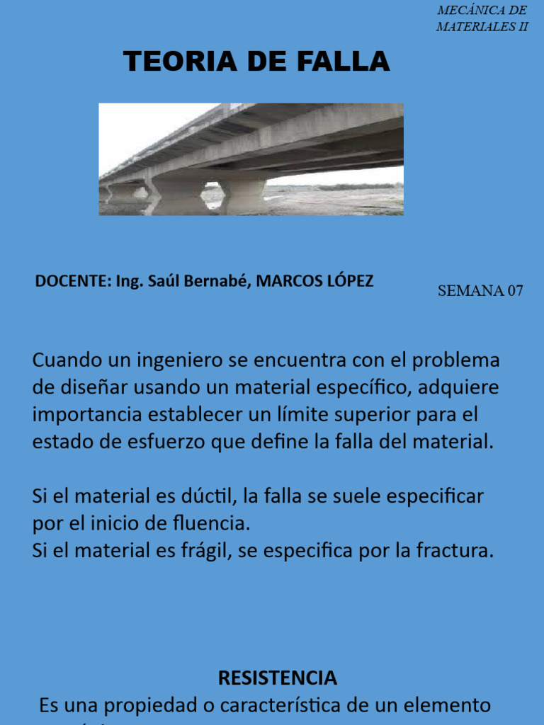 Semana 07 Teoria De Falla Pdf
