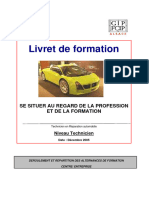 Livret de Formation: Se Situer Au Regard de La Profession Et de La Formation