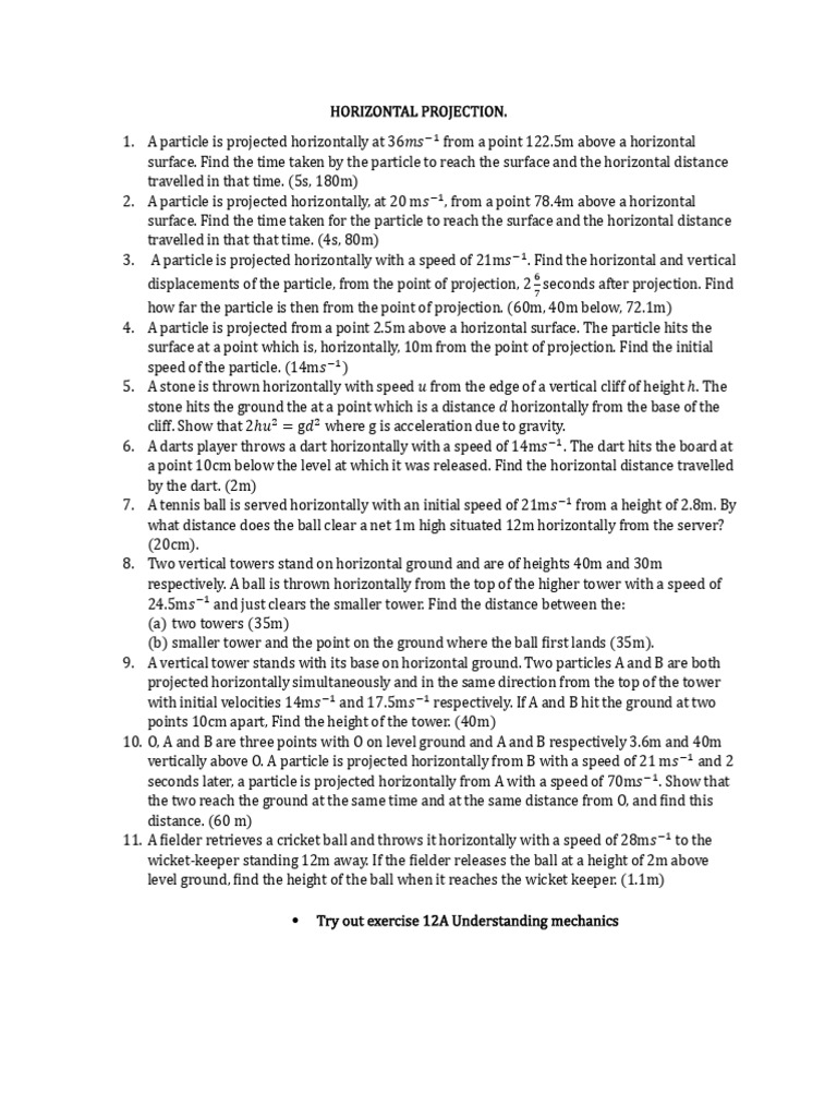 Mech Examples | PDF | Mechanics | Physics