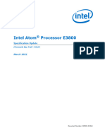 Intel Atom Processor E3800 Product Family Su Rev015