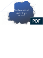 Mathematical Astrology Introduction