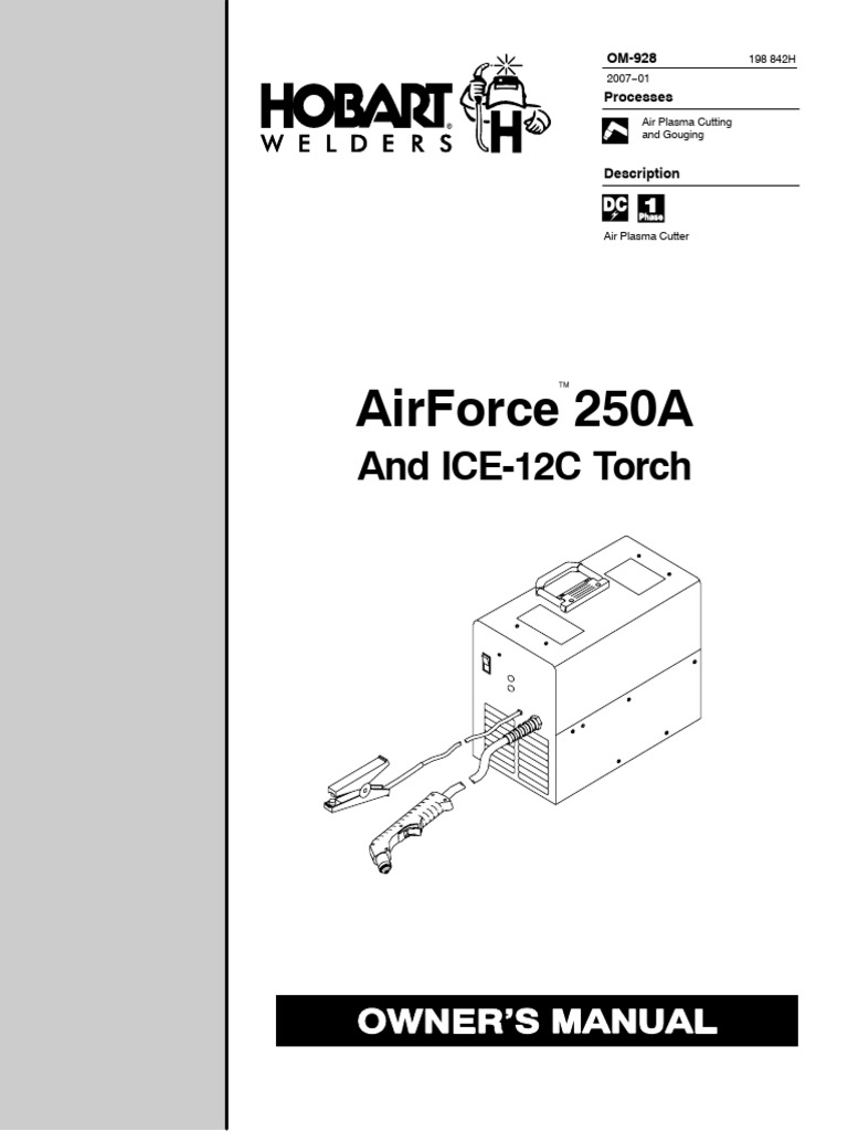 76 AirForce 250A | PDF | Electric Arc | Materials