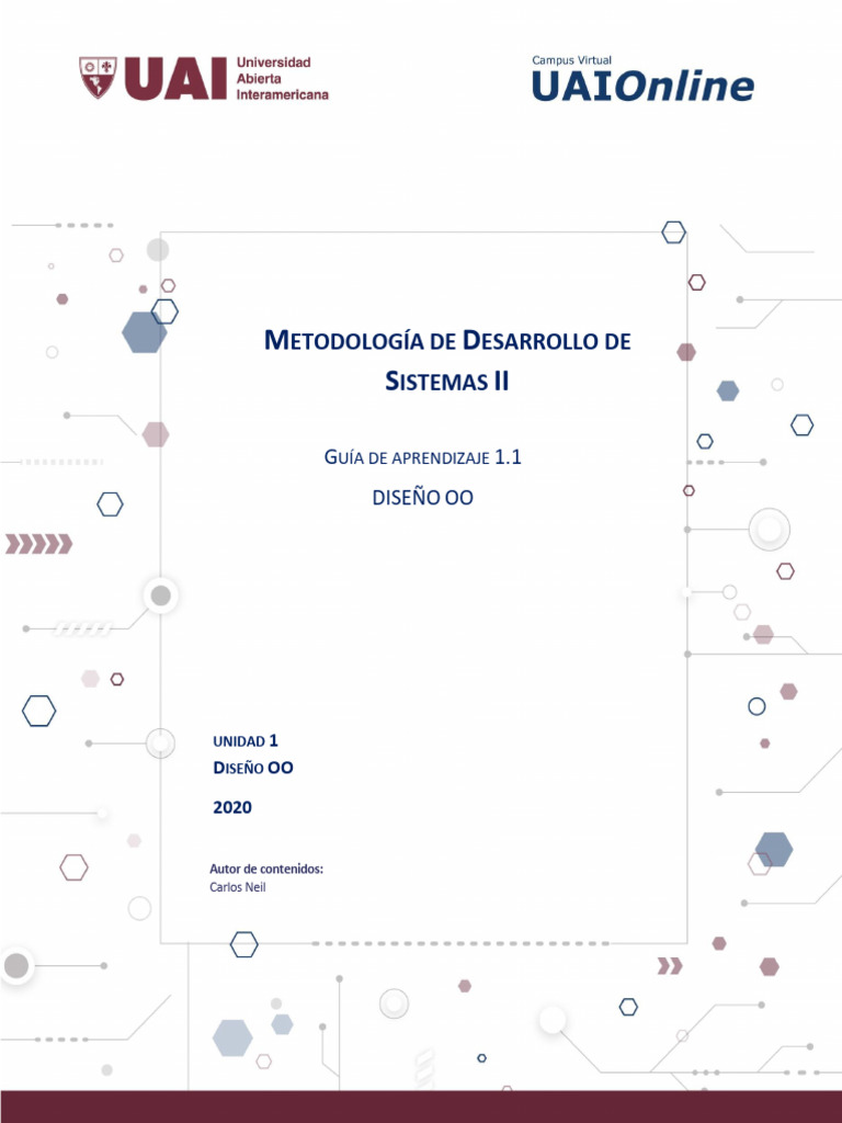 1.1 El Modelo Orientado A Objetos (Guía) | PDF | Objeto (informática ...