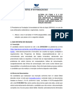 EDITAL FUNDAÇÃO #001-2024 - Santander Graduação - Alteração Cronograma