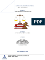 Taller Numero 1 - Derecho Constitucional