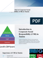 Introduction To Corporate Social Responsibility CSR in Tunisia
