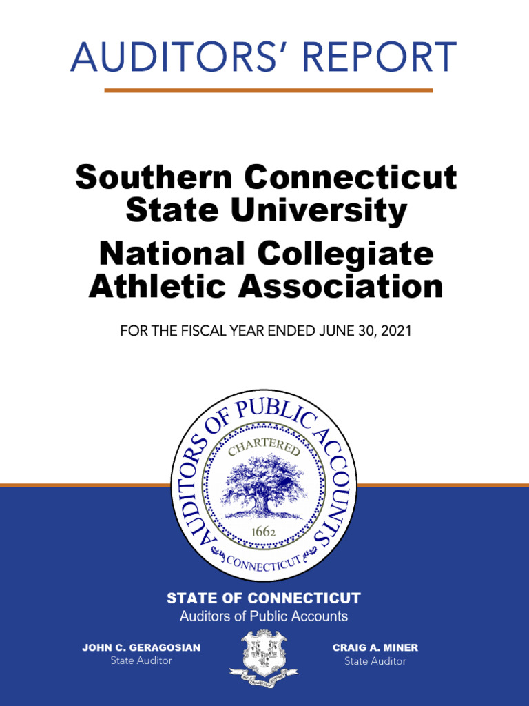 SCSU NCAA Financial Audit Report 2021 | PDF | Depreciation | Revenue