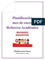 Planificación Refuerzo Academico Enero