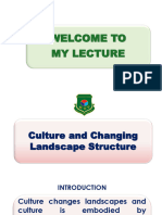 503 Lecture 5 Culture and Changing Landscape Structure