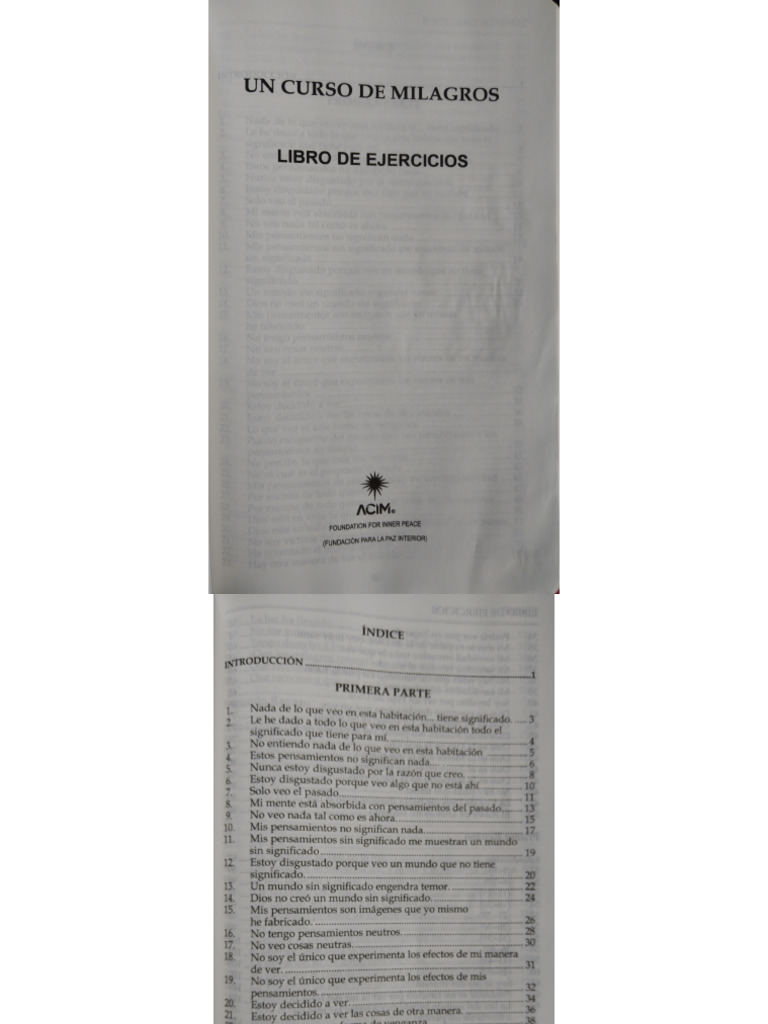 Libro de Ejercicios UCDM | PDF