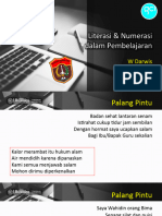 Pembelajaran Literasi Numerasi