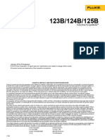 ScopeMeter® Industrial Série 120B Da Fluke Manual