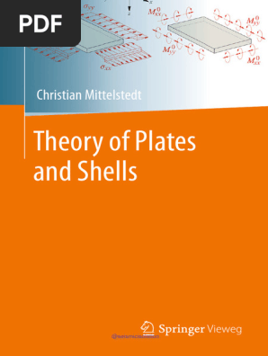洋書 Theory of plates plates and shells Theory of Plates and Shells Mittelstedt 2023 | PDF