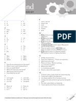 Student's Book Grammar Review Answer Key