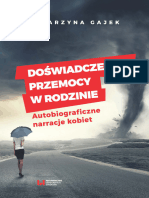 Gajek-Krawczyk Katarzyna - Doświadczenie Przemocy W Rodzinie. Autobiograficzne Narracje K