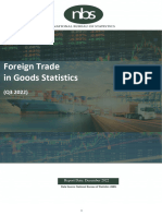 Q3 2022 Foreign Trade Statistics Report