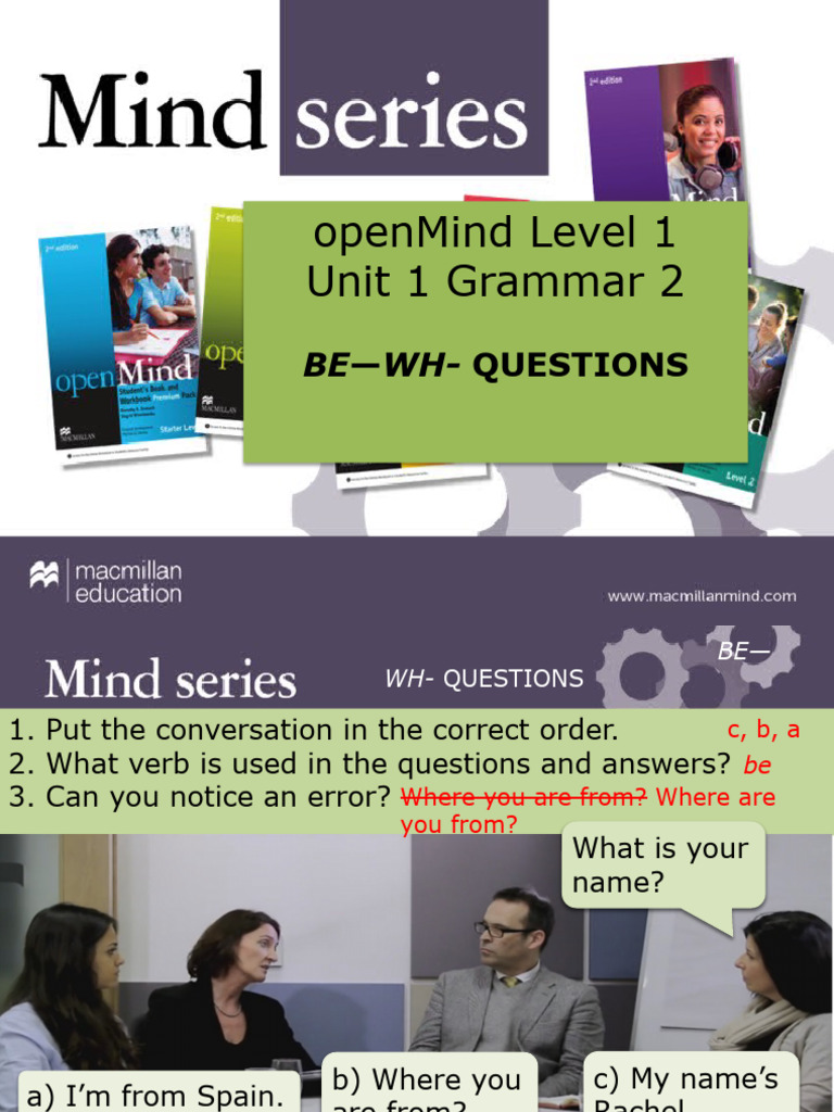 Be-Wh Questions: Grammar Guide | PDF | Question | Cognitive Science
