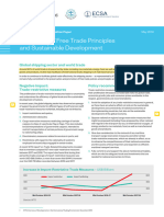 Global Shipping Sector Position Paper in Support of Free Trade Principles and Sustainable Development