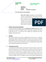 Modelo de Escrito de Demanda de Pensión de Alimentos