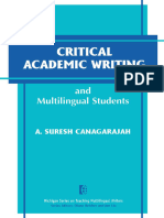 Critical Academic Writing and Multilingual Students (A. Suresh Canagarajah) (Z-Library)