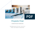 Proyecto Final ADMINISTRACION FINANCIERA Karla Maciel