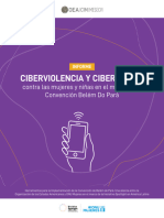 Informe Ciberviolencia y Ciberacoso Contra Las Mujeres y Niñas en El Marco de La Convención Belém Do Pará