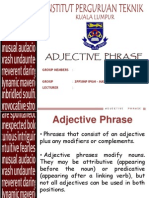 Adjective Phrase