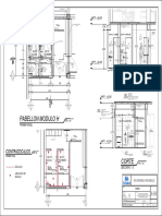 Plano Corte - Servicios Higienicos