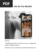 The One by Fez Matsikit | PDF