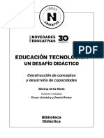 Educacion Tecnologica Libroabierto Noveduc 2019