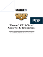 GearBox 3.5 and later Windows XP & Vista Audio Tips & Optimizations - English ( Rev A )