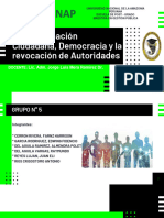 Participacion Ciudadana, Democracia y Revocación de Autoridades