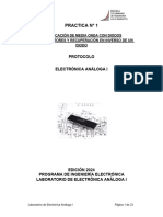 Practica No.1 - Rectificación Media Onda y Rec Inversa Diodo - EAN1-101 - 2024-1