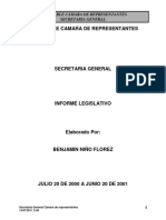 Legislatura 2000-2001 (Agenda Legislativa - Camara)