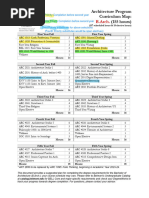 B.Arch.: Architecture Program Curriculum Map: (155 Hours)