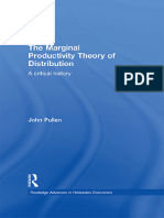 The Marginal Productivity Theory of Distribution A Critical History (John Pullen) (Z-Library)