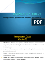 Formation of A Contract