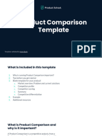 PM Templates - Product Comparison